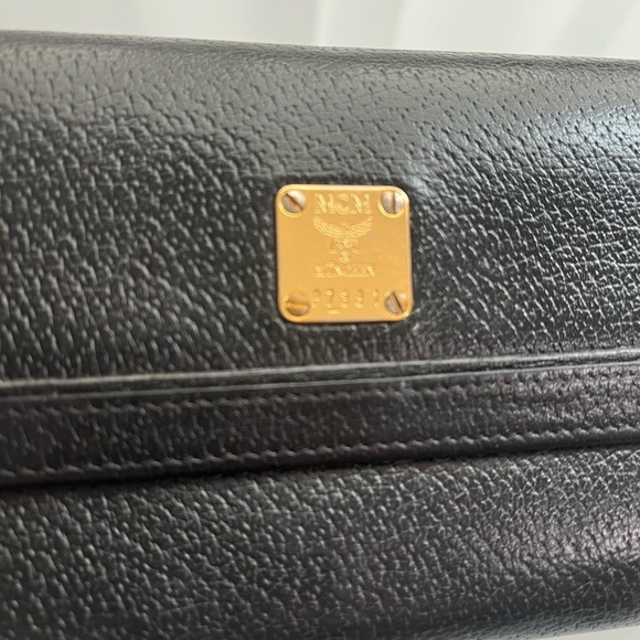 MCM BLACK LEATHER WALLET - Picture 3 of 11
